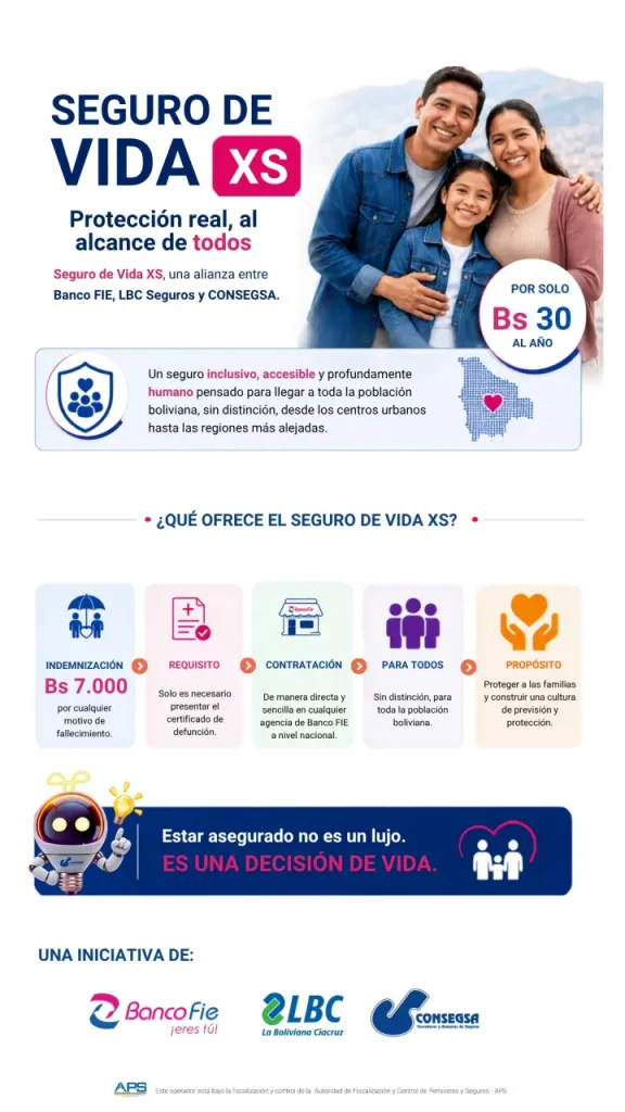 Seguro de Vida XS en Bolivia, Consegsa